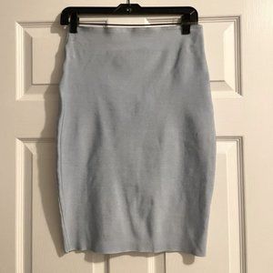 AKIRA Chicago Light Blue Bandage Skirt, Size L